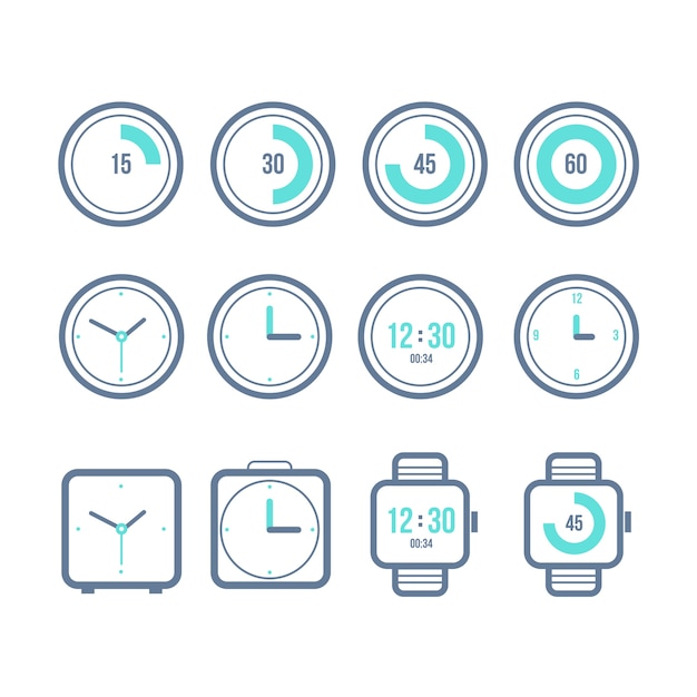 Vector timers set