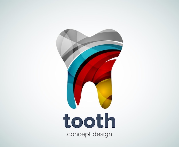 Vector tooth logo template