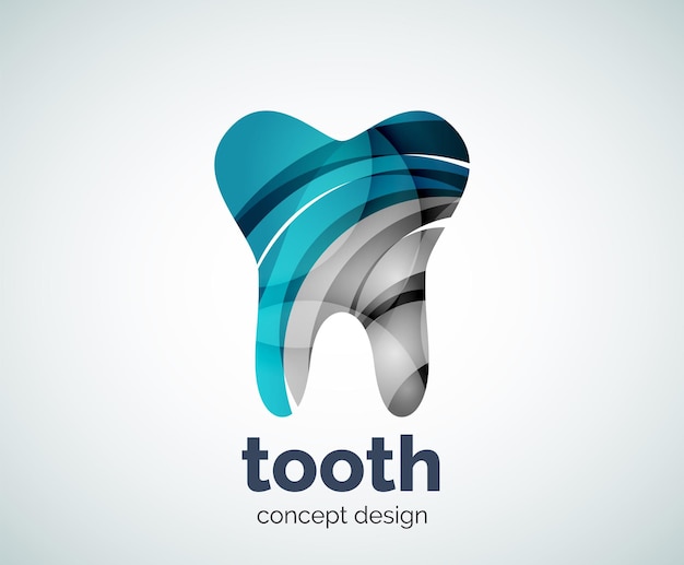 Vector vector tooth logo template