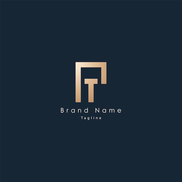 vector tp logo design vector art