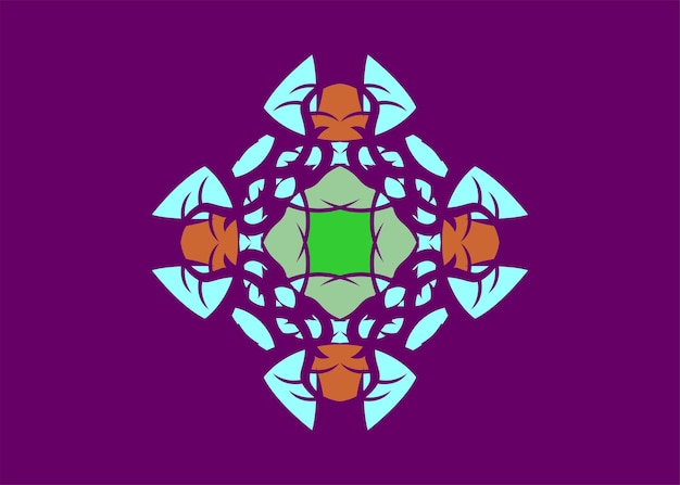 vector traditional motif pattern a combination of colors for decoration