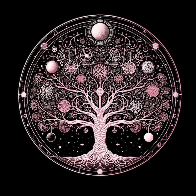 Иллюстрация векторного дерева жизни