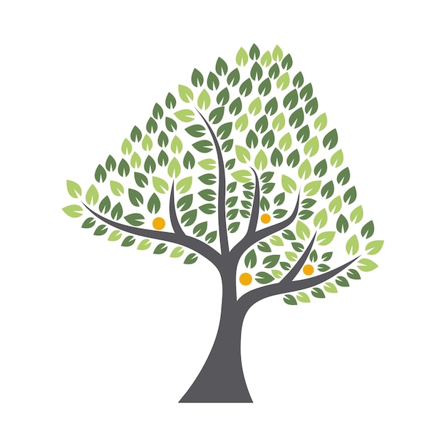 Vector Tree Logo Template. Family Tree Icon. Stock Tree Icon.
