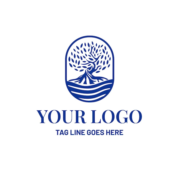 vector tree logo template