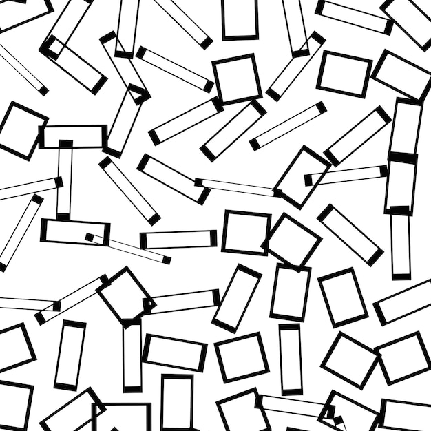 Vector Trends Abstract Geometry Monochrome Patterns