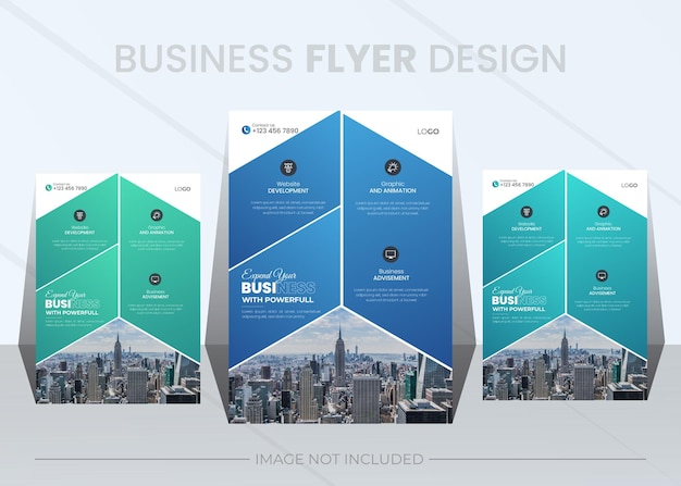 Vector trendy creative corporate multipurpose business advertising poster flyer poster template