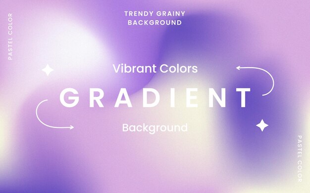 Premium Vector | Vector trendy grainy background with vibrant colors ...