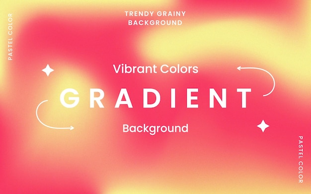 Vector trendy grainy background with vibrant colors free vector