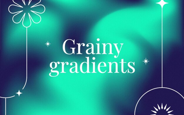 Vector trendy grainy background with vibrant colors free vector