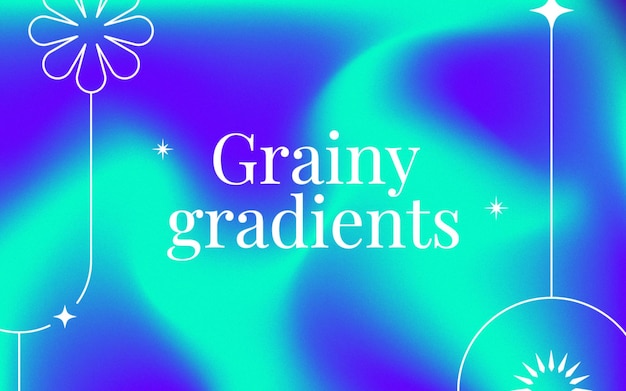 Vector trendy grainy background with vibrant colors free vector