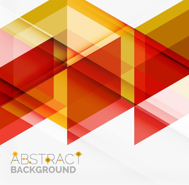 Vector triangle background