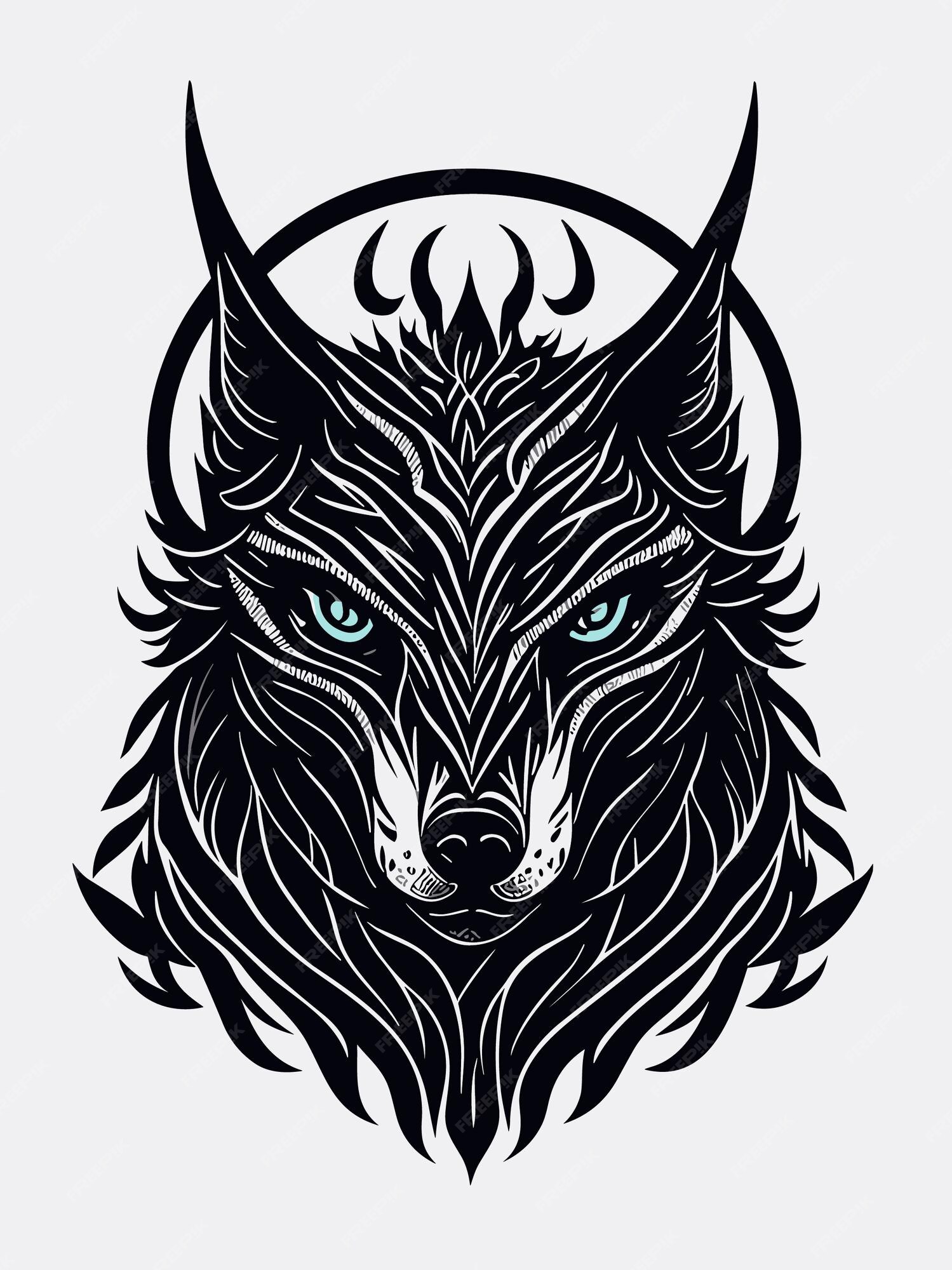 Artistic Wolf Vector Designs: Tribal, Silhouette, Head Illustration