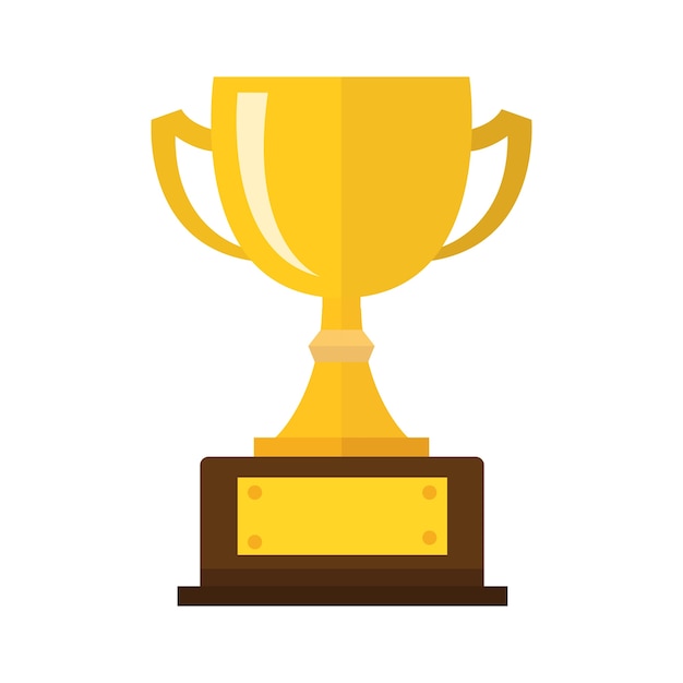 Vector Trofee Cup platte pictogram