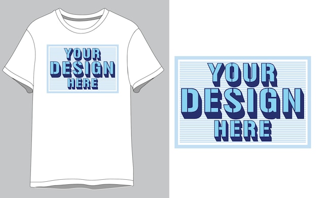 Vector vector typografie t-shirt ontwerp