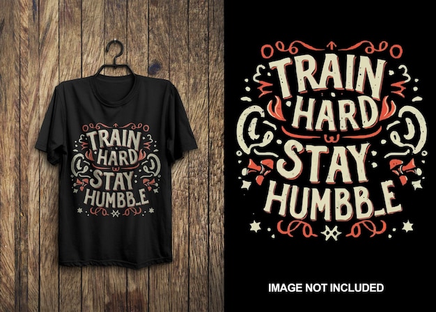 Vector typography Motivation GYM Tshirt design