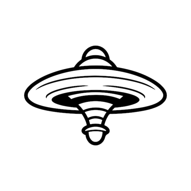 vector ufo vector illustration unidentified flying object saucer cosmic vessel