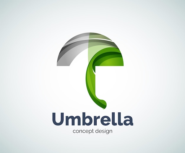 Vector umbrella logo template