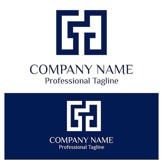 vector unique logo with one line box perfect for your company or your business