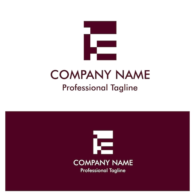 Design di logo vettoriale unico, moderno e semplice, perfetto per la tua azienda o la tua attività