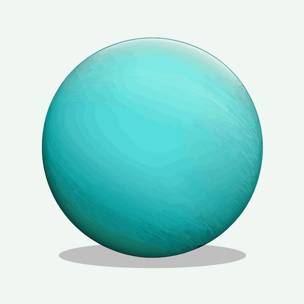 Vector uranus cartoon style