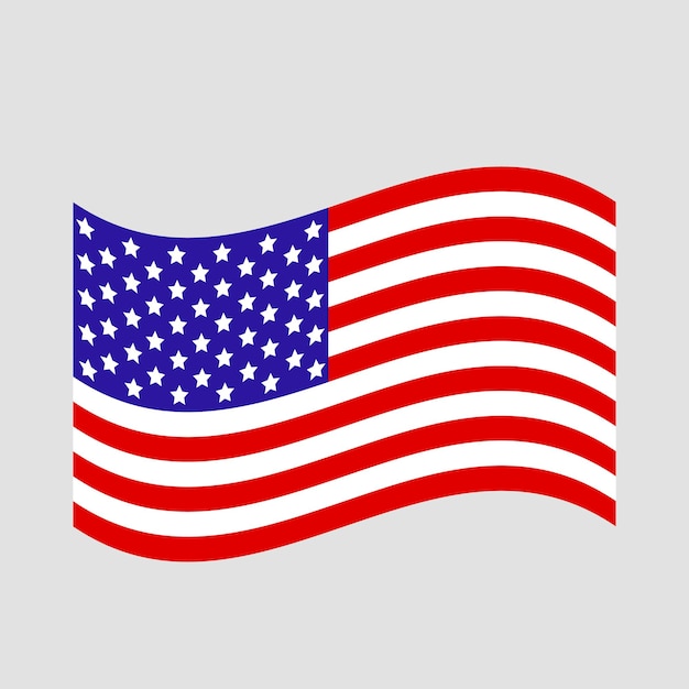 Векторный флаг США