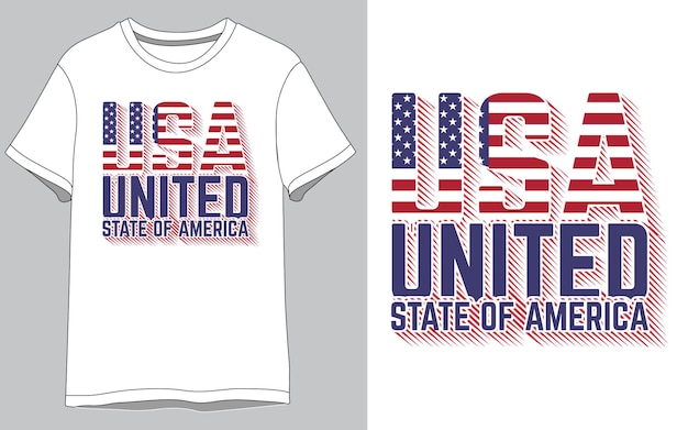 Vettore t-shirt vector usa design