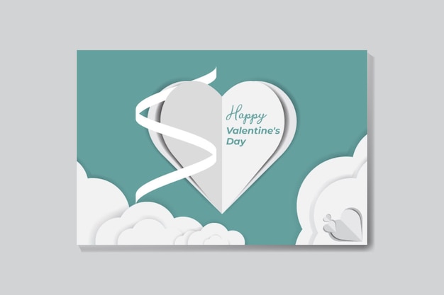 Vector valentines day heart background vector illustration