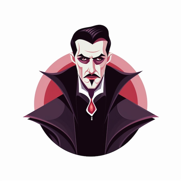 Vector vector vampire halloween illustration cartoon horror design scary spooky isolated backgrou