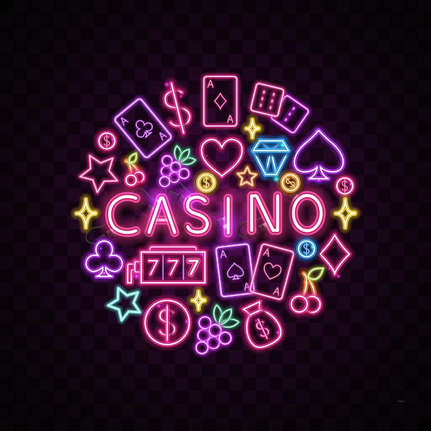 Vector van casino decoratieontwerp