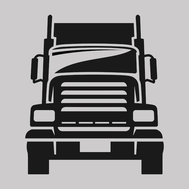 Vector vector van de cabine van de vrachtwagen icon4
