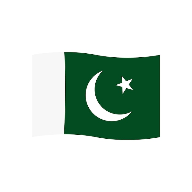 Vector van de Iconen van de Vlag van Pakistan