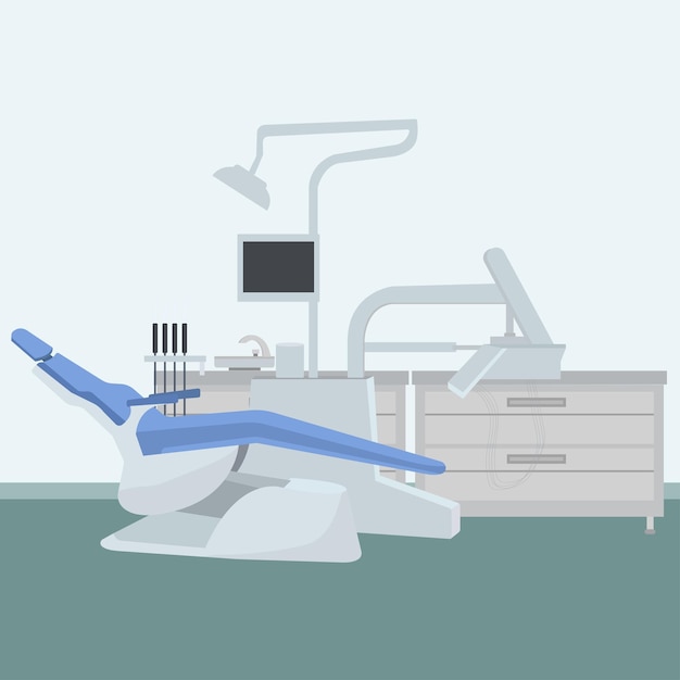 Vector van de kliniekkamer