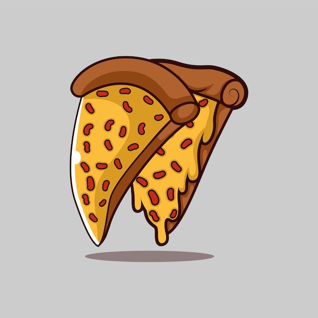 Vector vector van de pizza-slice