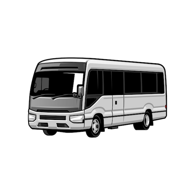 Vector vector van de reisbusillustratie