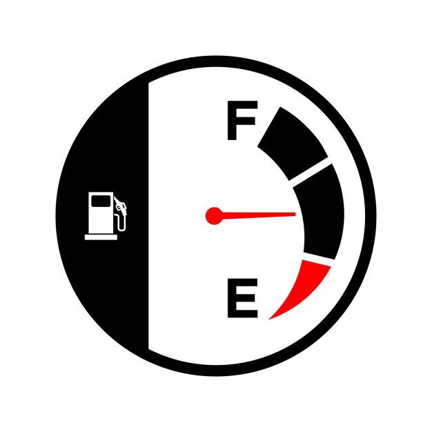 Vector van het brandstofmeterpictogram