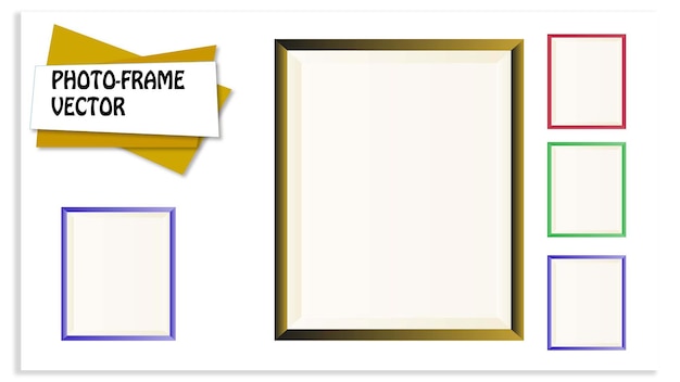 vector van het fotoram