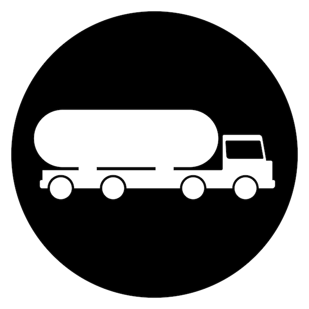 Vector van het icoon van de vrachtwagen