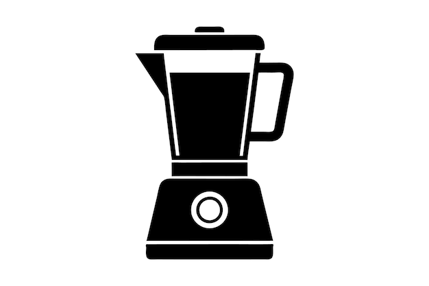 Vector van het silhouet van de blender