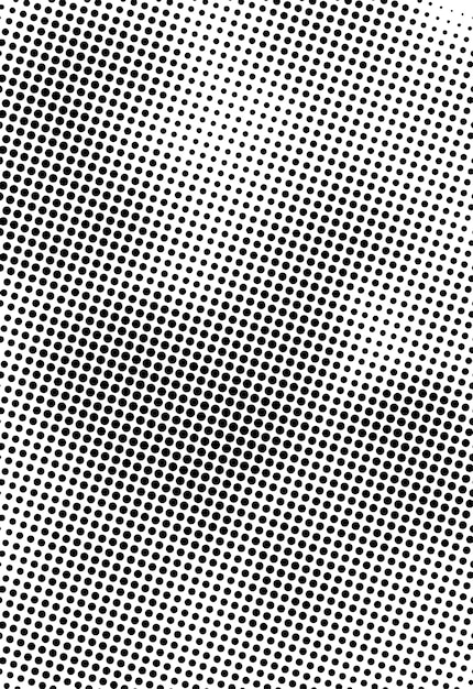 Vector vector background of vertical gradient halftone dots pop art template texture