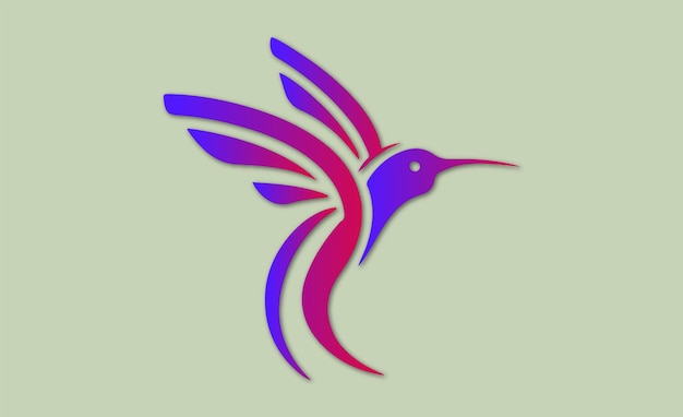 Vector a vector of bird logo modern design