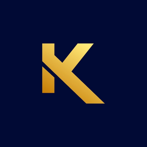 векторный векторный графический элемент дизайна буква k