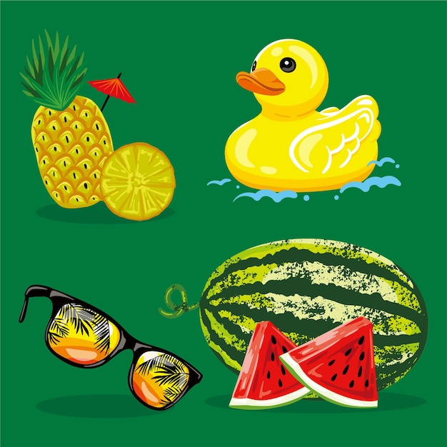 Vector vector vector hello summer holiday illustration