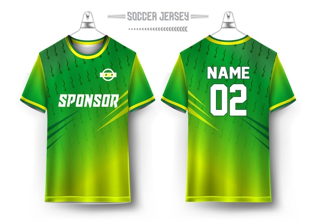 Vector vector soccer jersey design for sublimation