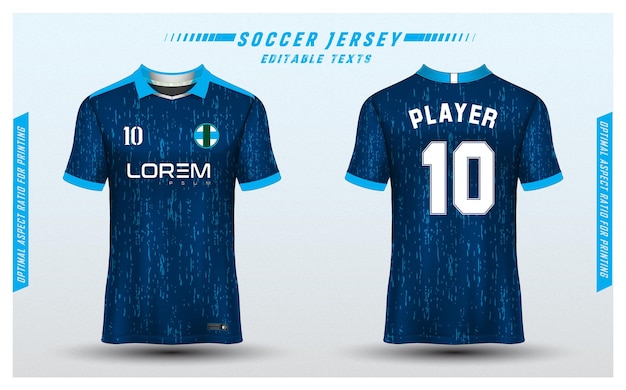 ベクター・サッカー・ジャージ・テンプレート スポーツ・Tシャツデザイン