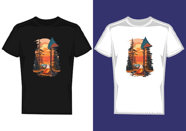 Vector vector t-shirt ontwerp uniek en trendy