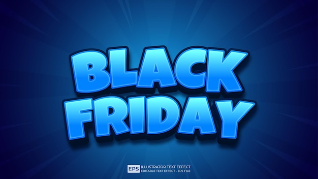 Vector vector vector vector 3d text editable text effect black friday