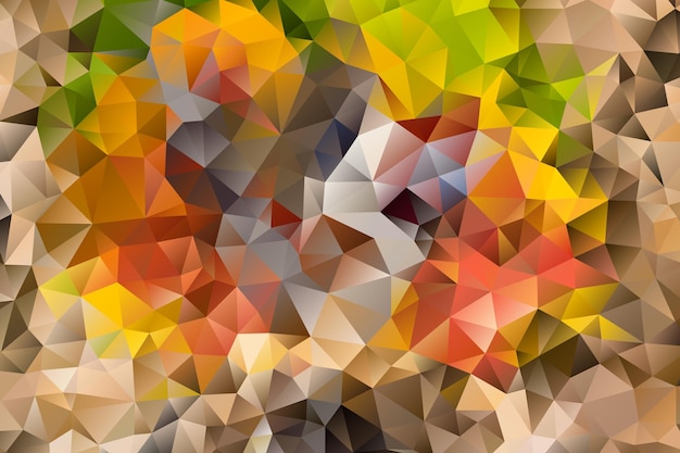 Vector veelkleurige abstracte achtergrond van effect geometrische driehoeken