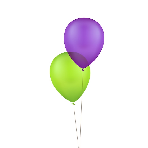 Vector veelkleurige kleurrijke ballonnen