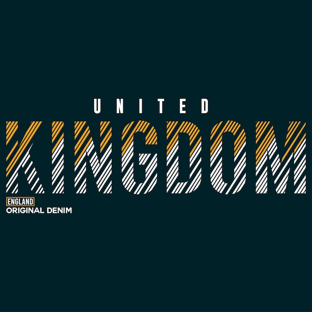 vector verenigd koninkrijk typografie illustratie ontwerp