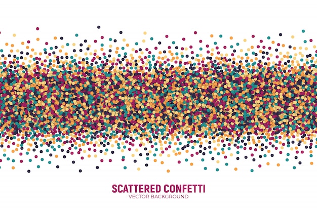 Vector vector verspreide varicolored motley confetti